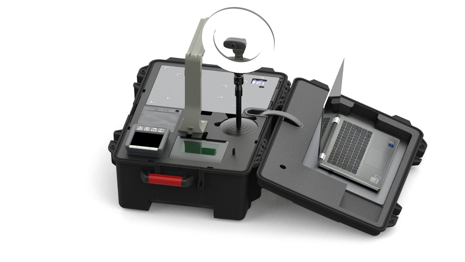 WRB portable biometric registration kit