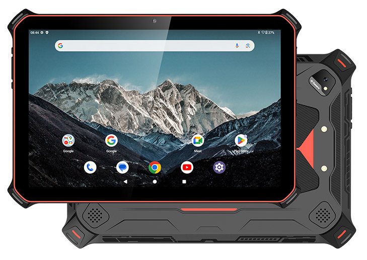 WRB R10N rugged tablet with mountain wallpaper